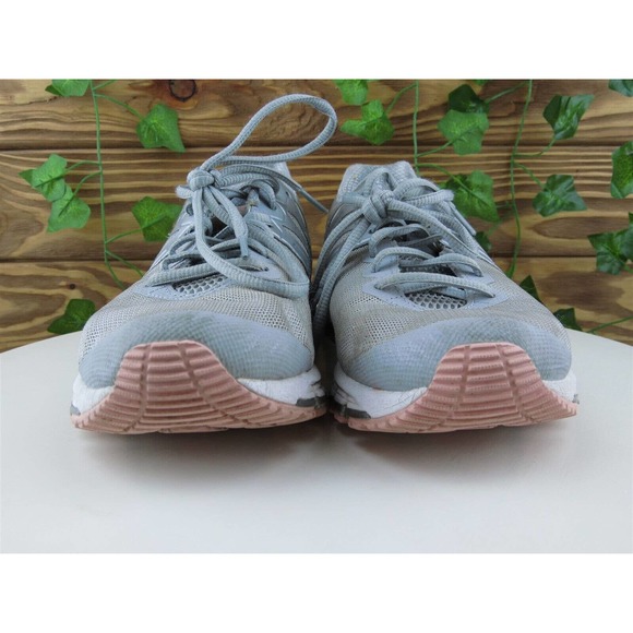 ASICS Size 8 Women Sneaker Silver Synthetic M Training - Picture 2 of 8